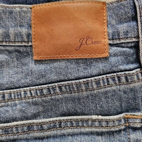 J.Crew Slim Frayed Hem Distressed Jeans - Picture 8 of 8